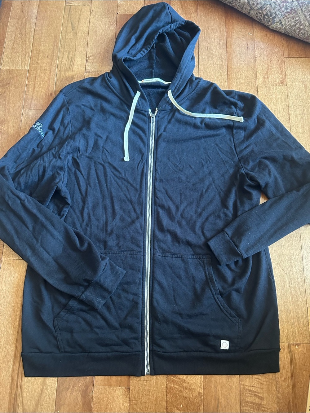 NWOT Marine Layer Afternoon Full Zip Hoodie Custom Embroidered Made in USA